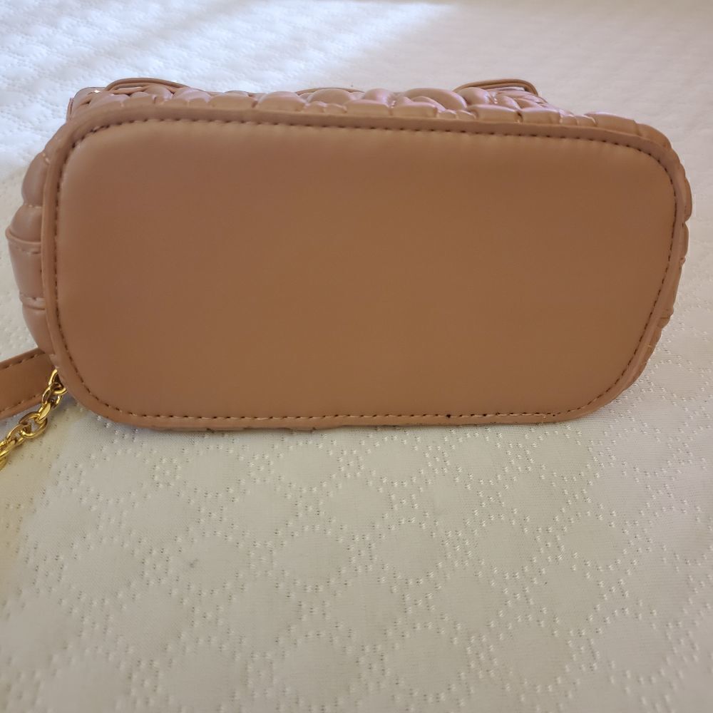 Rose Pink Small Draw String Shoulder Bag - Picture 7 of 13